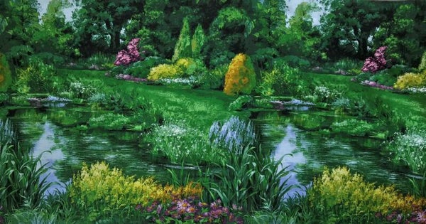 Nature park landscape Panel 60x110cm