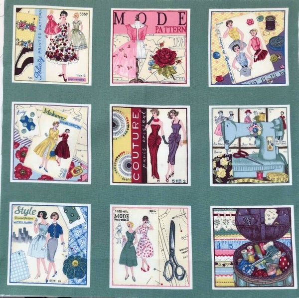 Sewing sew on light green 1