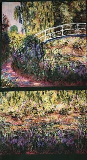Art Robert Kaufman Monet Panel 60x110cm