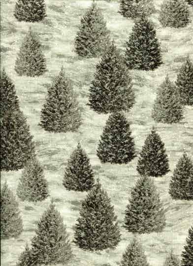 Christmas christmas trees with silver glitter