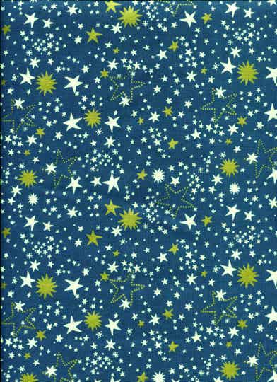 Christmas Night light stars with gold