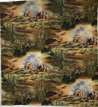 Countries dessert town  panel  55x60cm