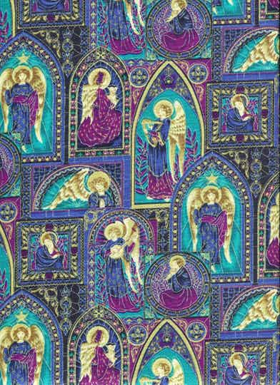 Christmas angels with silver