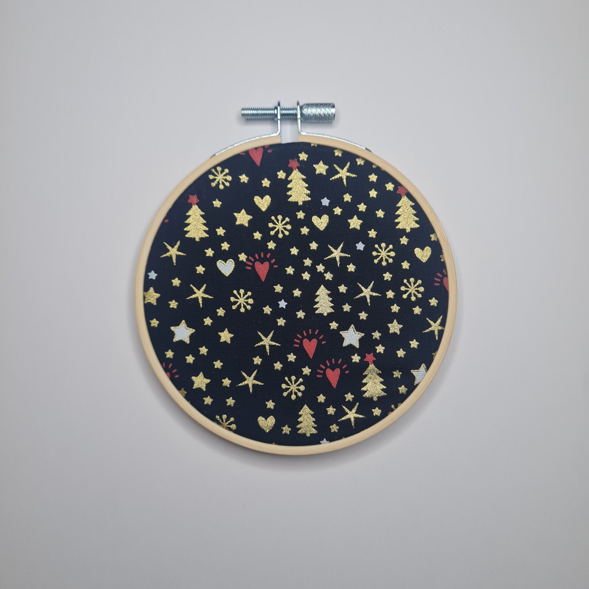 Cercle 10cm _ Noir et doré