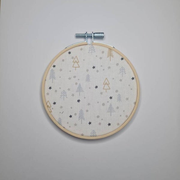 Cercle 10cm _ Sapins blancs