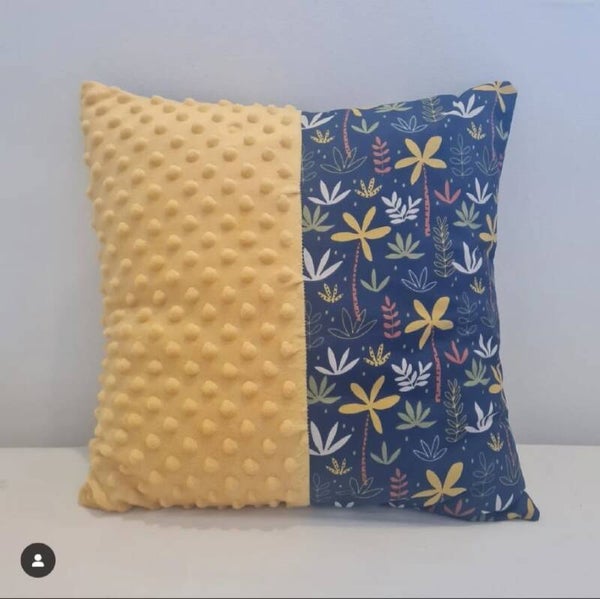 Housse _ Minky / Palmiers _ 35x35