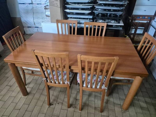 Occasione! Tavolo ciliegio allungabile completo di 6 sedie coordinate