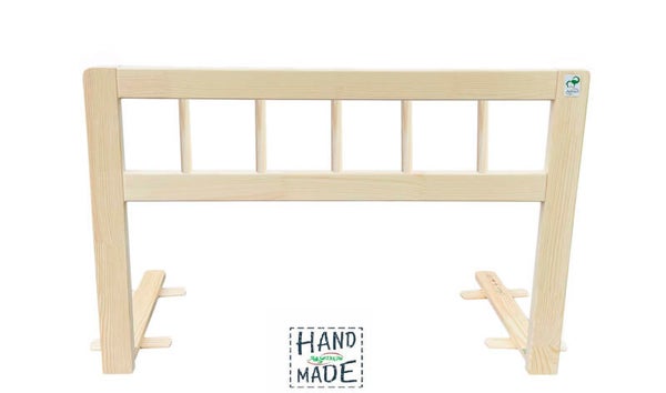 Model: Classic-2. Wooden Toddler Bed Rails, Safety Guard Rail. Rausfallschutz fürs Bett . ECO. Handmade
