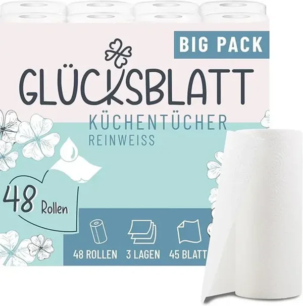 Glücksblatt Küchentücher -3 Lagen