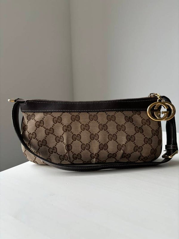 Gucci monogram pochette