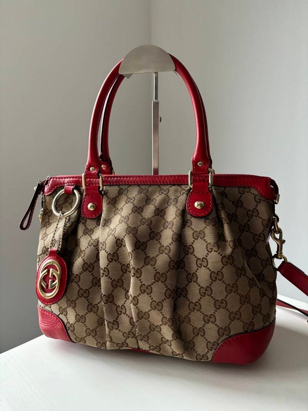 Gucci monogram Sukey schoudertas