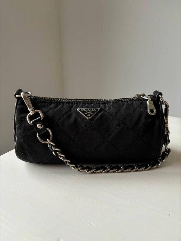 Prada quilted pochette