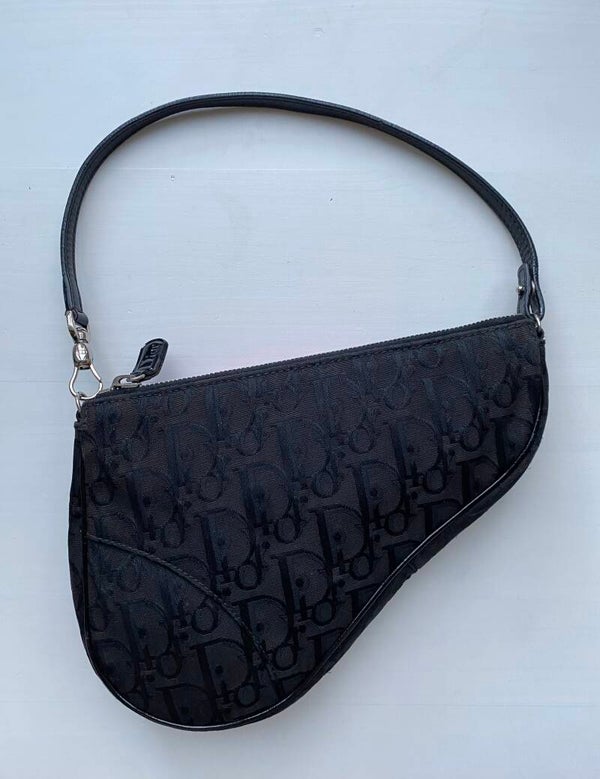 Dior monogram saddle bag