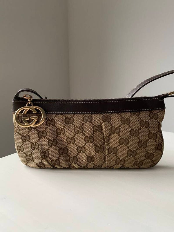 Gucci monogram pochette