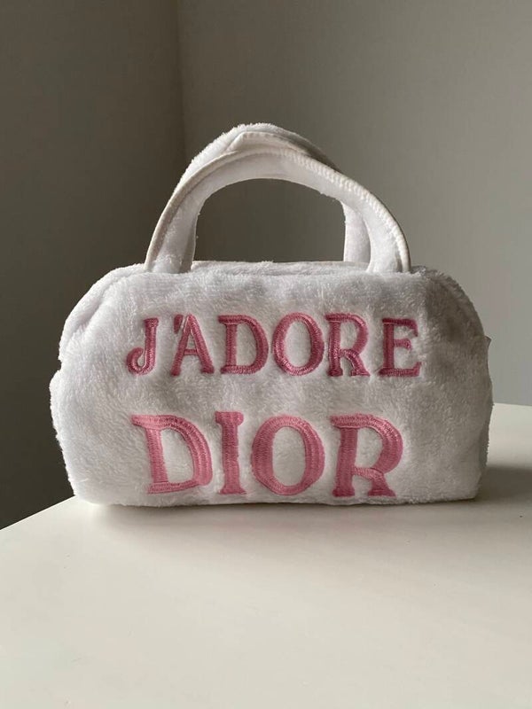 Dior terry cloth bag