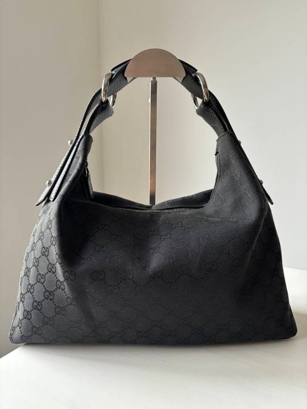 Gucci horsebit monogram hobo
