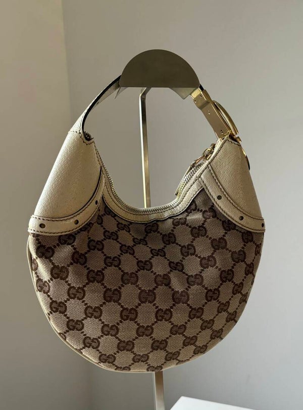 Gucci monogram mini hobo