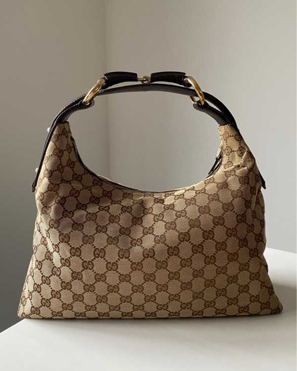 Gucci monogram hobo