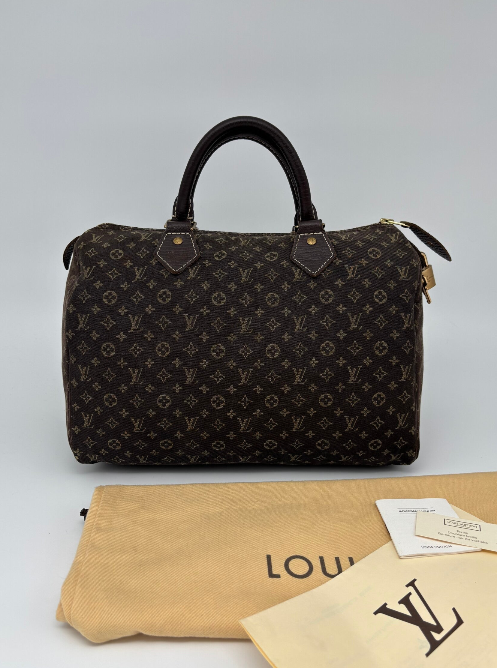 Louis Vuitton Mini Lin Speedy 30