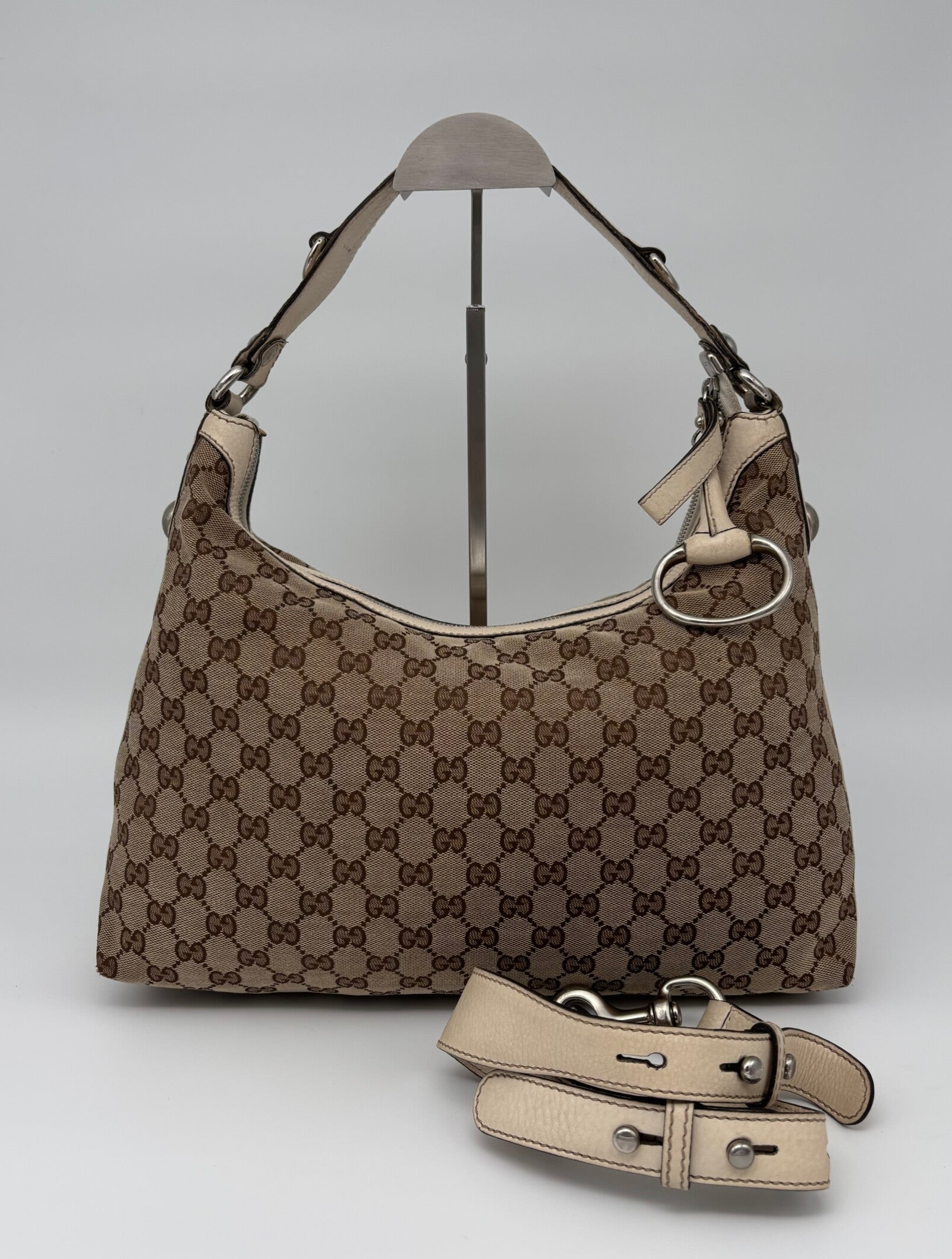 Gucci monogram hobo