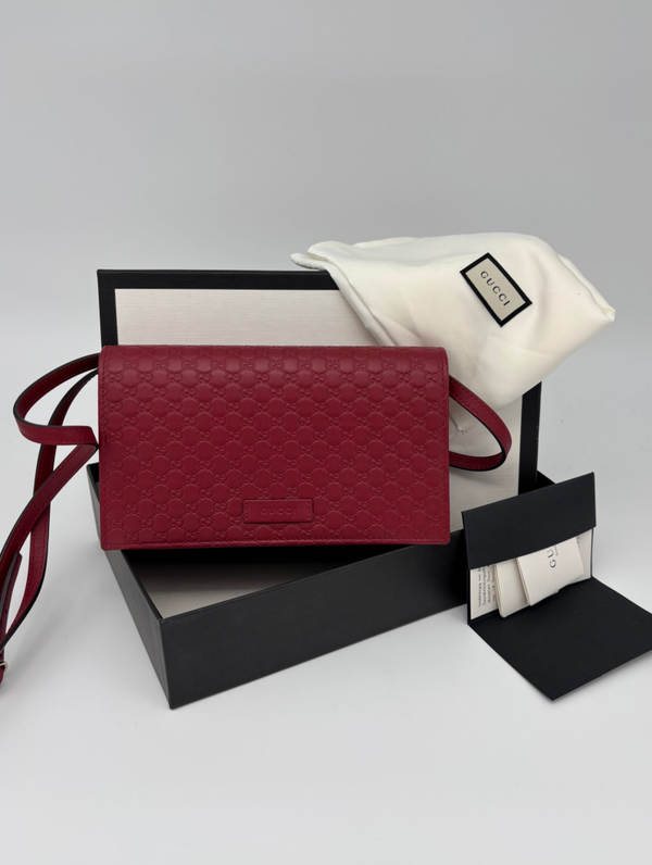 Gucci microguccissima crossbody