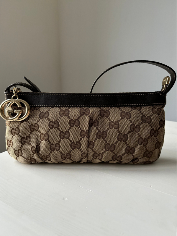 Gucci monogram pochette