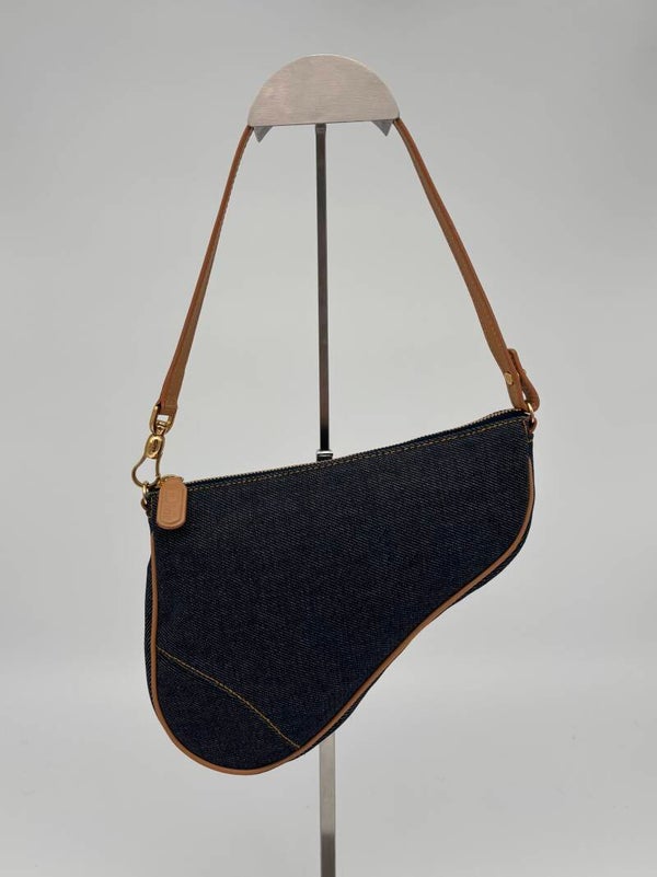Dior denim saddle