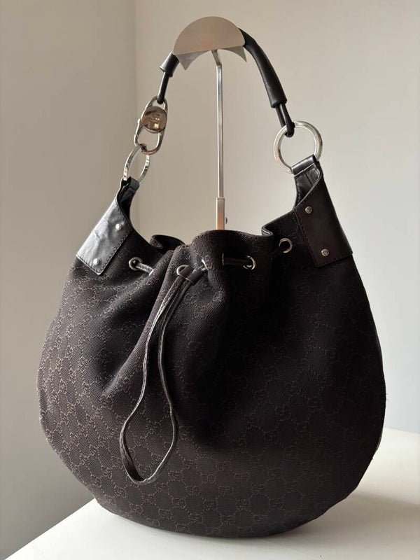 Gucci monogram hobo