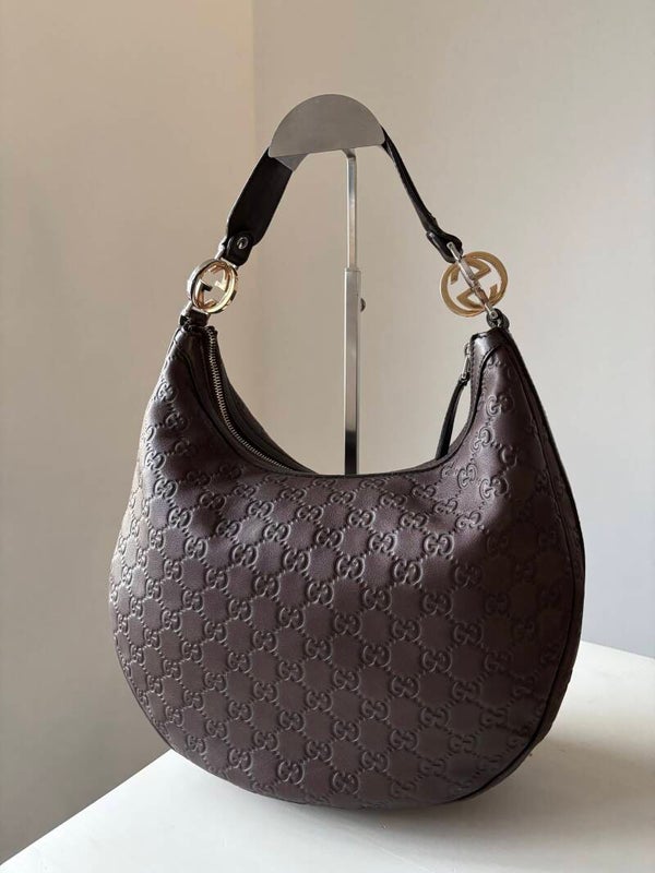 Gucci guccissima twins hobo
