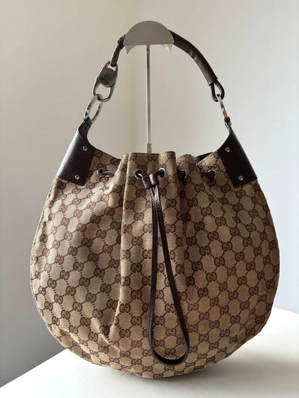 Gucci monogram hobo