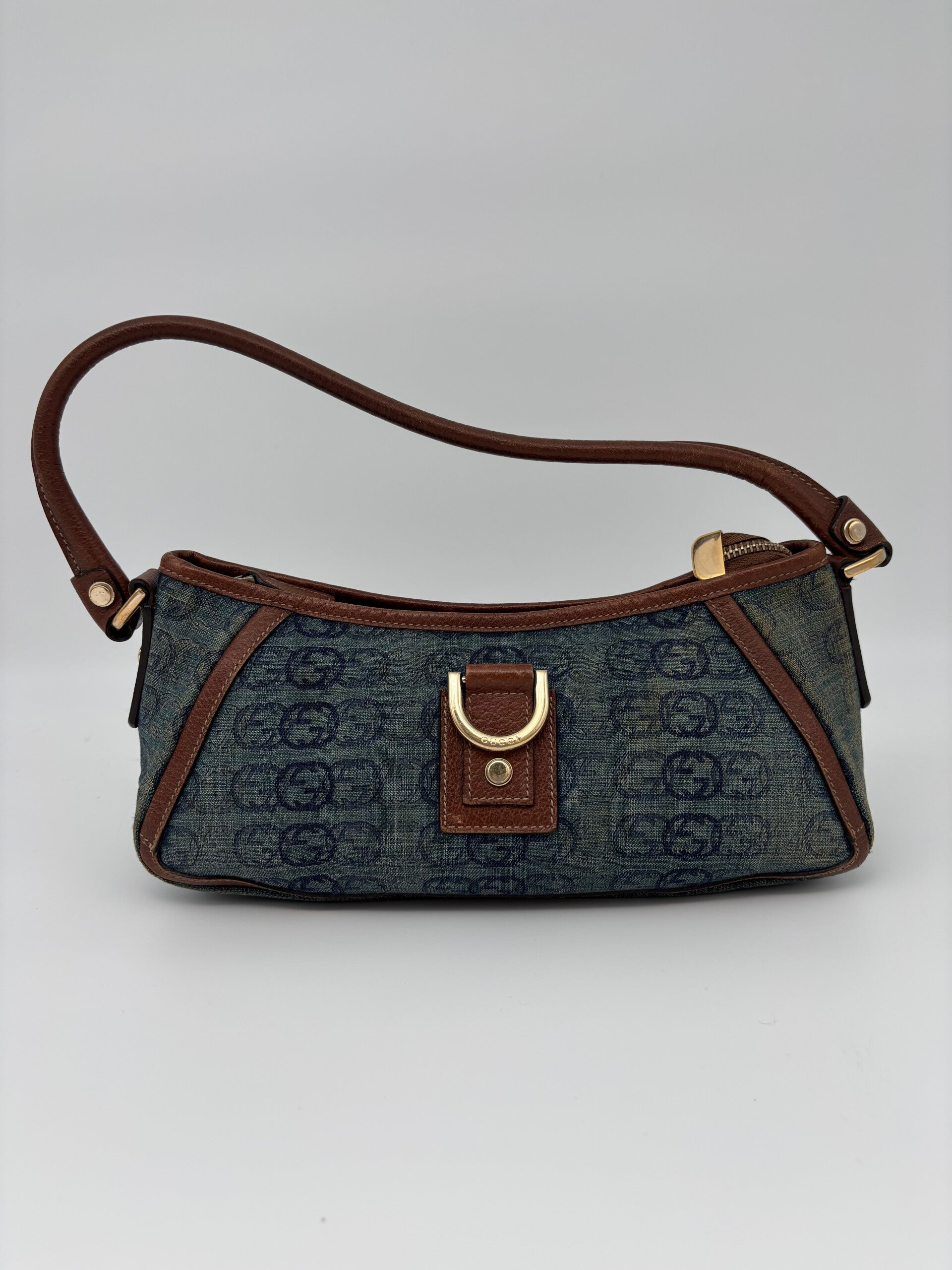 Gucci denim pochette