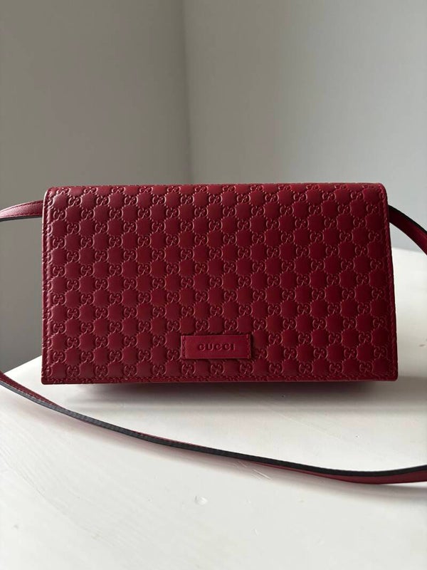 Gucci microguccissima crossbody