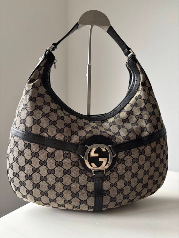 Gucci monogram hobo