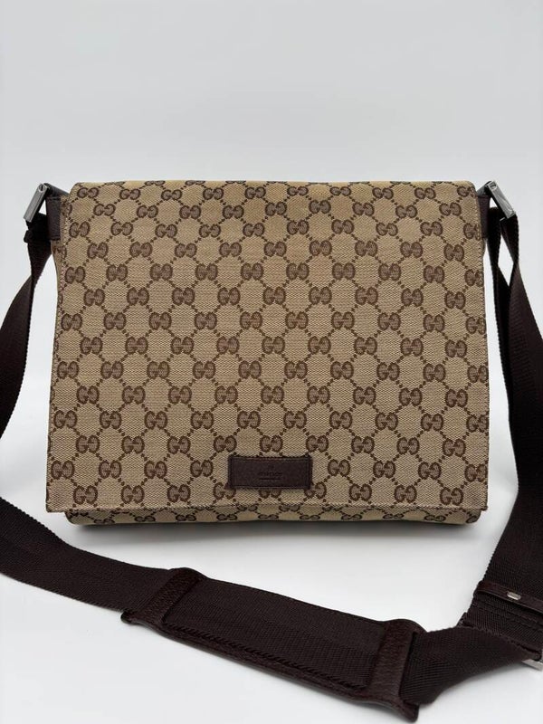 Gucci monogram messenger