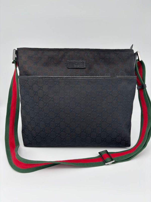 Gucci monogram messenger