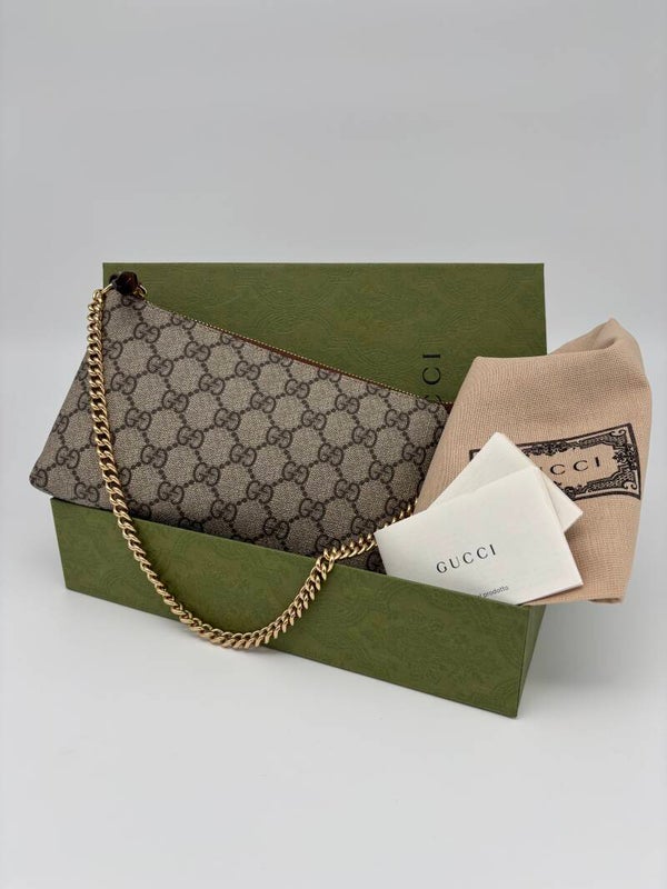 Gucci monogram pochette
