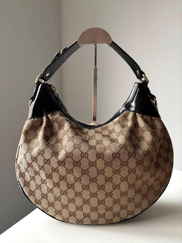Gucci monogram hobo