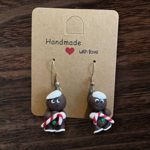 Ohrringe Lebkuchenmann