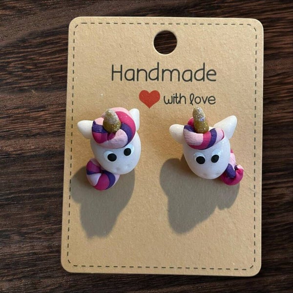 Ohrringstecker Einhorn