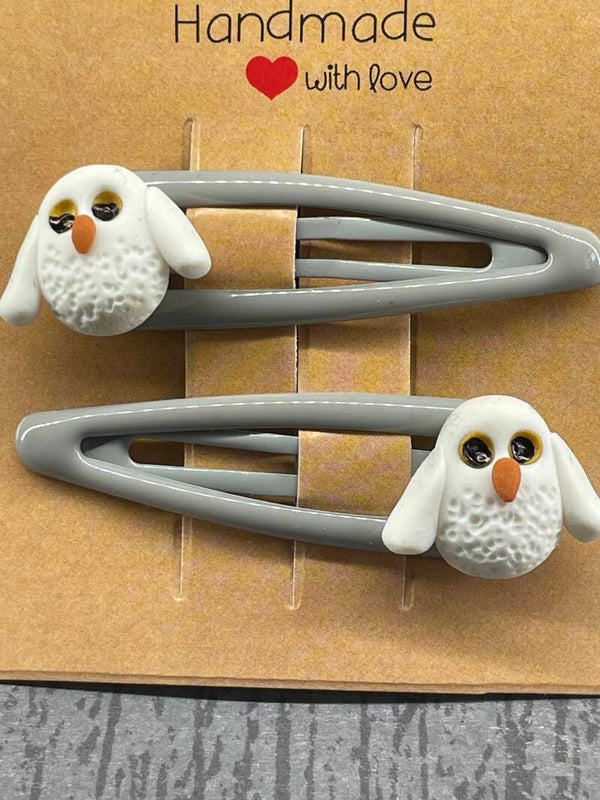 Haarspangen Duo Eule