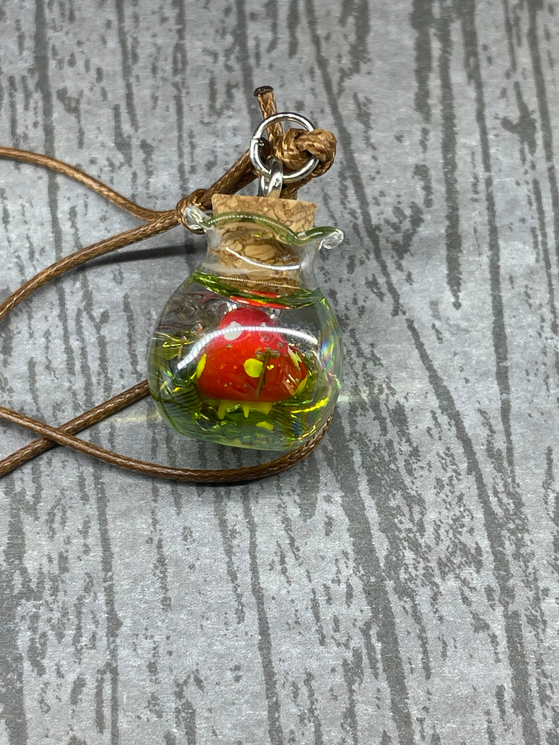 Mini Pilz in der Flasche