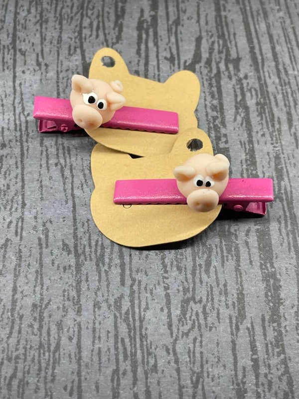 Haarspange einzeln Schweinchen