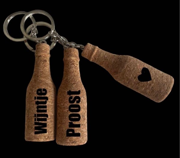 Sleutelhanger fles