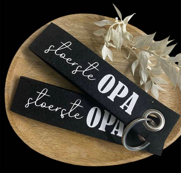 Sleutelhanger stoerste opa