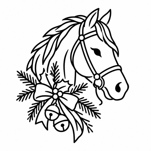 Paard Kerst Trui