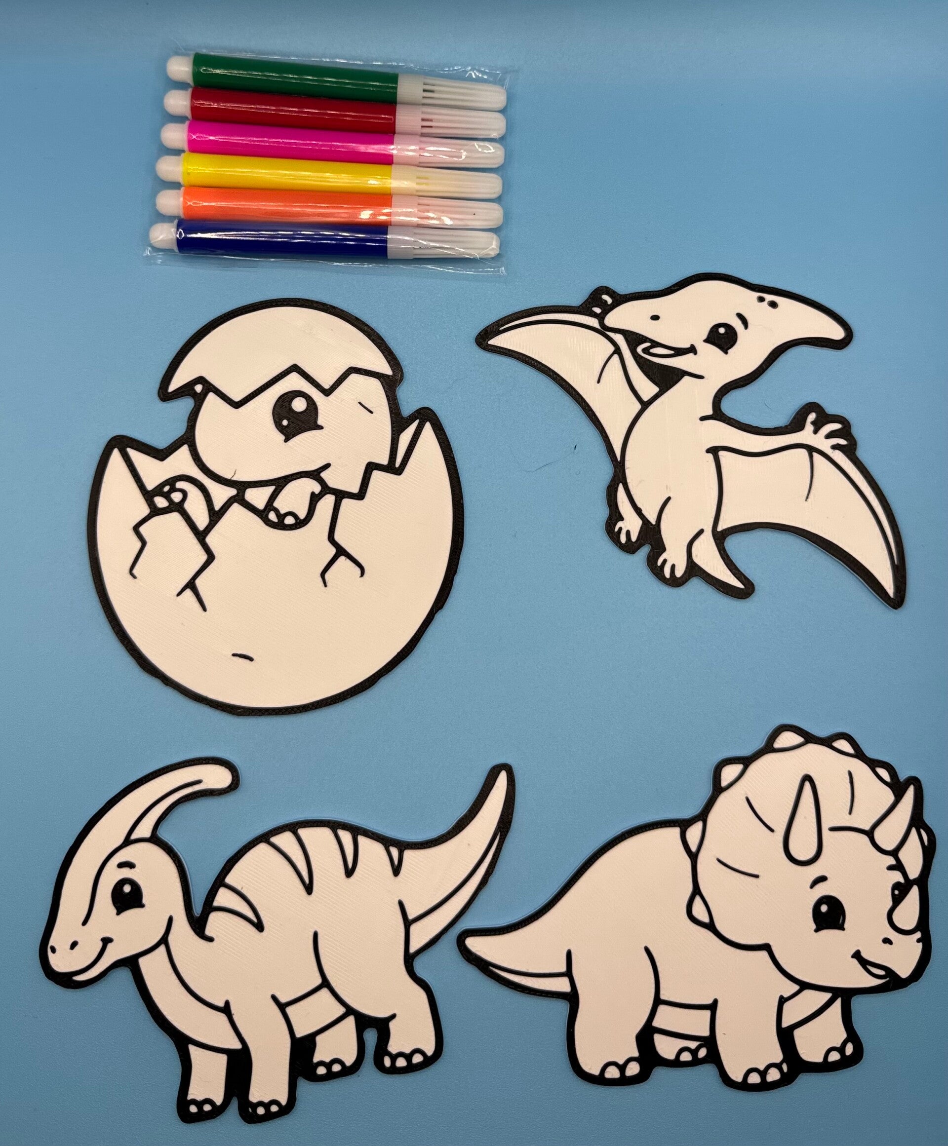 Dino Friends - Color Your Own