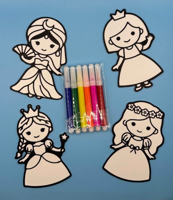 Princesses - Color Your Own