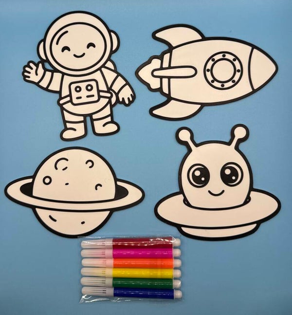Outer Space - Color Your Own
