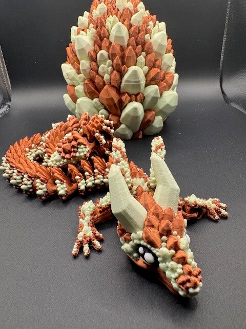 Crystal Dragon Egg and Crystal Crawler