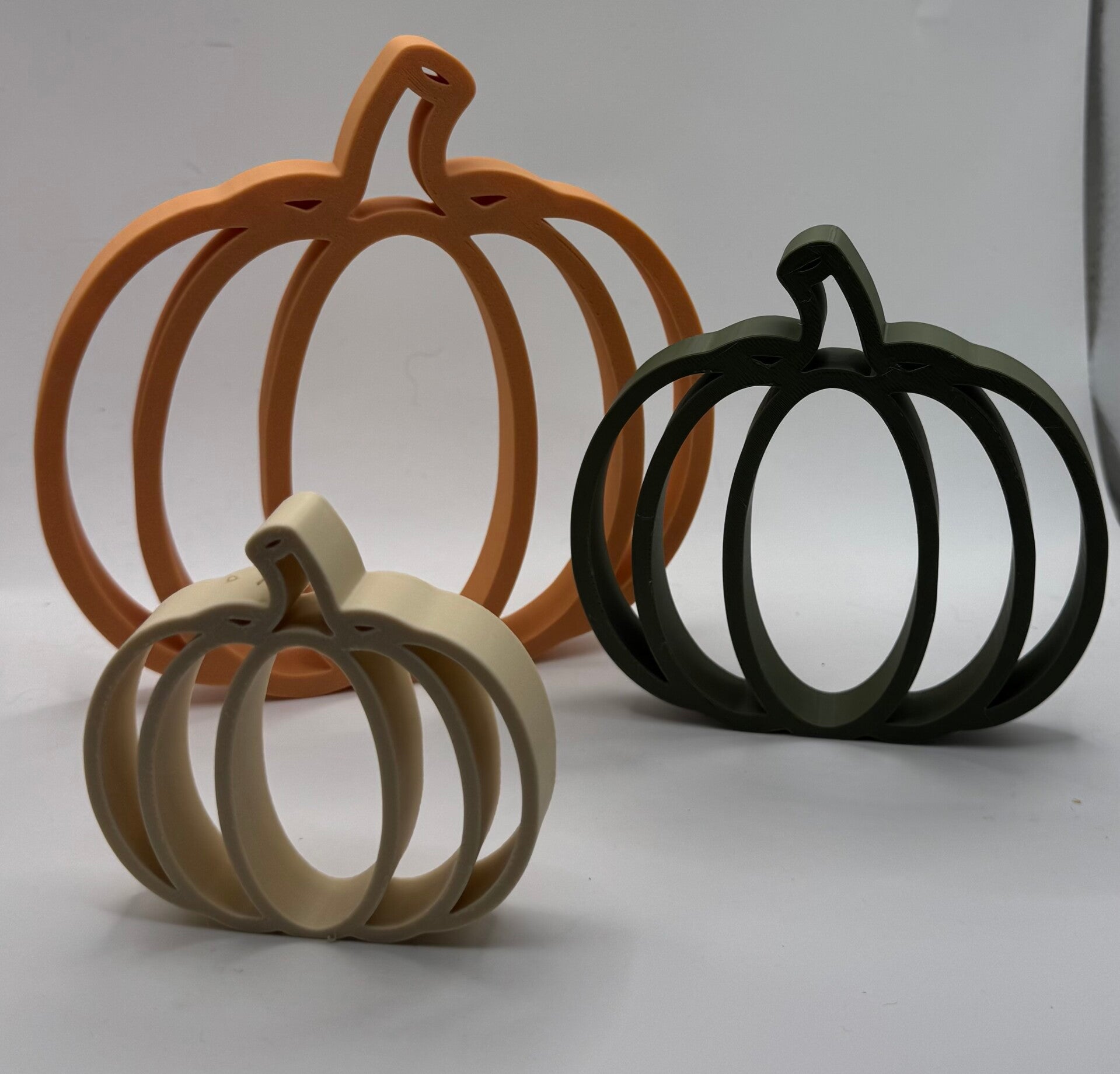 Tiered Modern Pumpkins